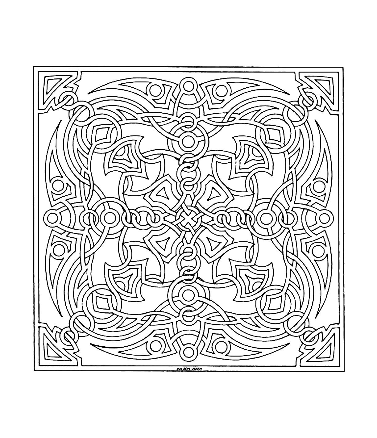 Mandala to color zen relax free - 31